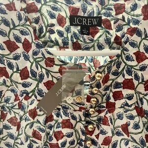 J. Crew Rosewood Floral Popover L